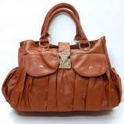 Женская Сумка Хелена (коричневая) Большая сумка Фото:1