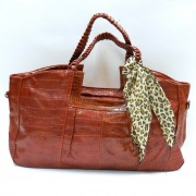 Женская Сумка Лина (коричневая) Средняя сумка Фото:1