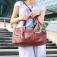 Женская Сумка Лина (коричневая) Средняя сумка Фото:4